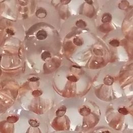 Perles de rocaille Twin crystal liner copper Preciosa